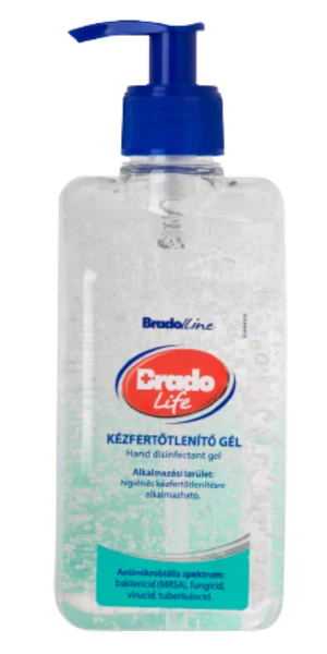 .Bradolife 500ml fertőtlenítő gél