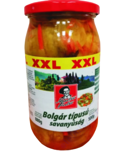 Maestro Pietro Bolgár típusú savanyúság XXL 880g/500g