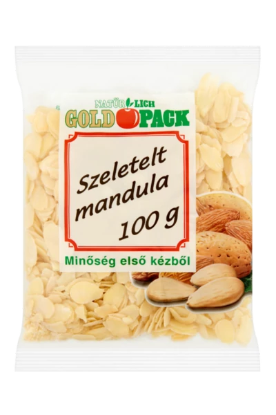.GoldPack szeletelt mandula 100g