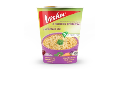 Vishu poharas instant leves 65g csirke ízű