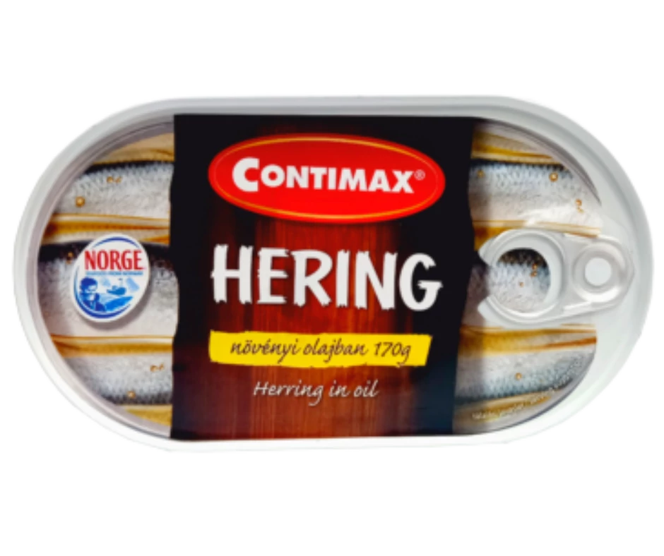 Contimax hering növényi olajban 170g