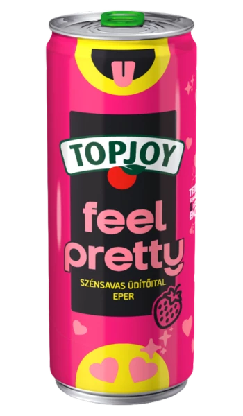 .TopJoy 0,33l Eper fémdoboz szénsav