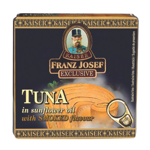 FJK Tonhal steak füstölt ízű napraforgó olajban 80g