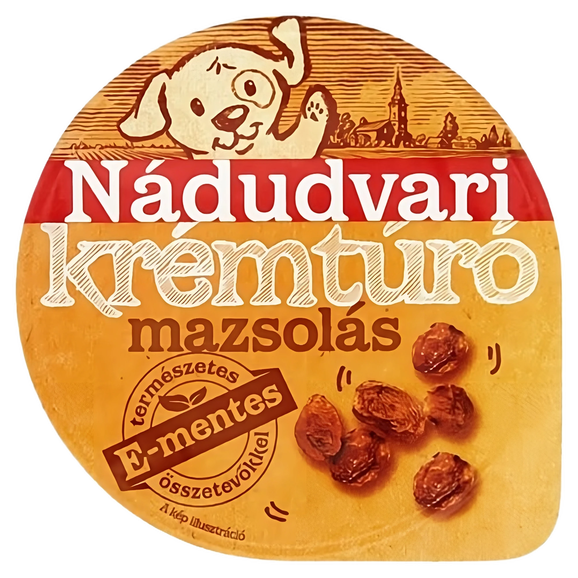 Nádudvari krémtúró 90g mazsolás