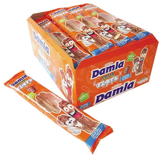 Damla Sour Tubes Kóla ízű gumic.35g
