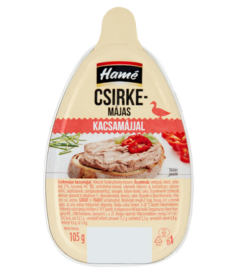 Hamé csirkemájas kacsamájjal 105g
