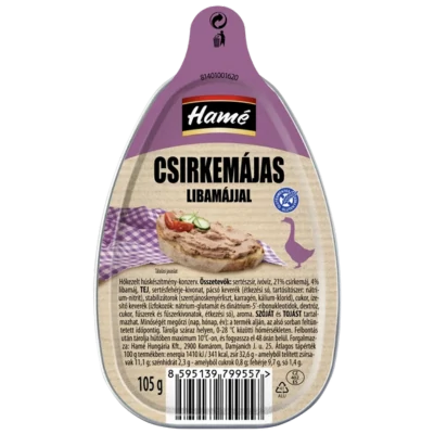 Hamé csirkemájas libamájjal 105g