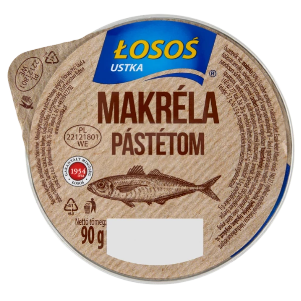 .Losos makrélapástétom 90g