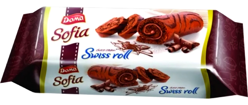 Doma Swiss Sofia roll kakaós kr.töltött csokiba mártva 200g