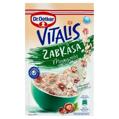 Dr.Oetker Vitalis zabkása mogyorós 58g