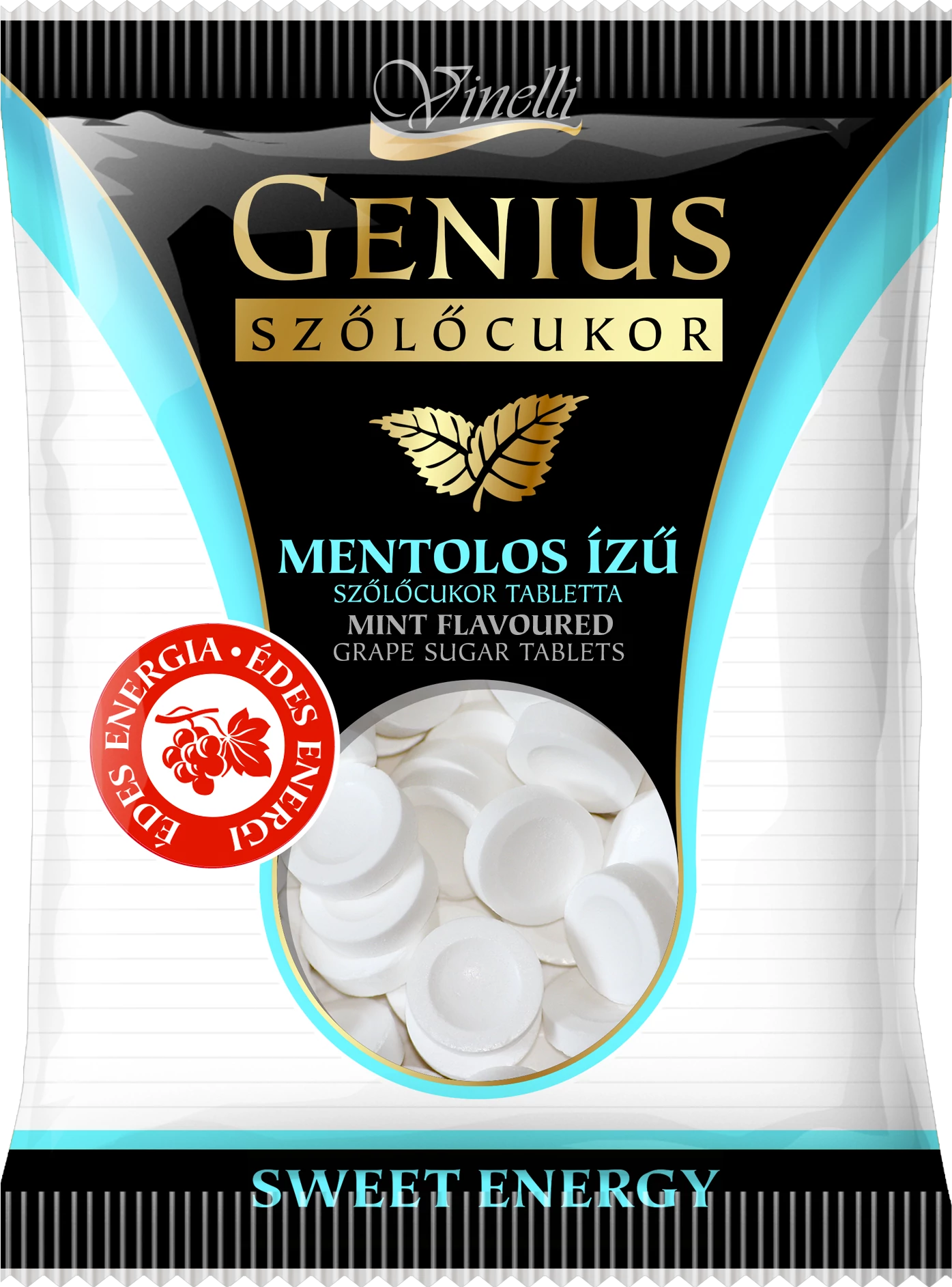 Genius szőlőcukor mentolos ízű 80g