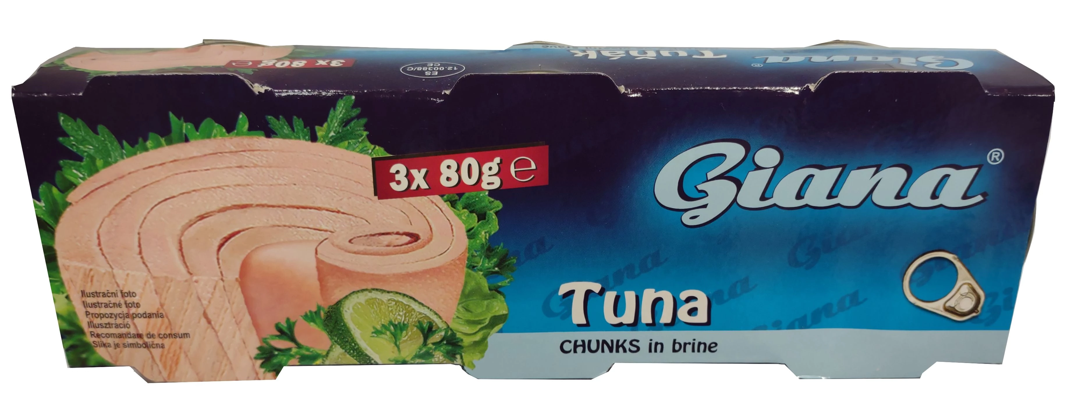 Giana Tonhaldarabok olajban 3x80g