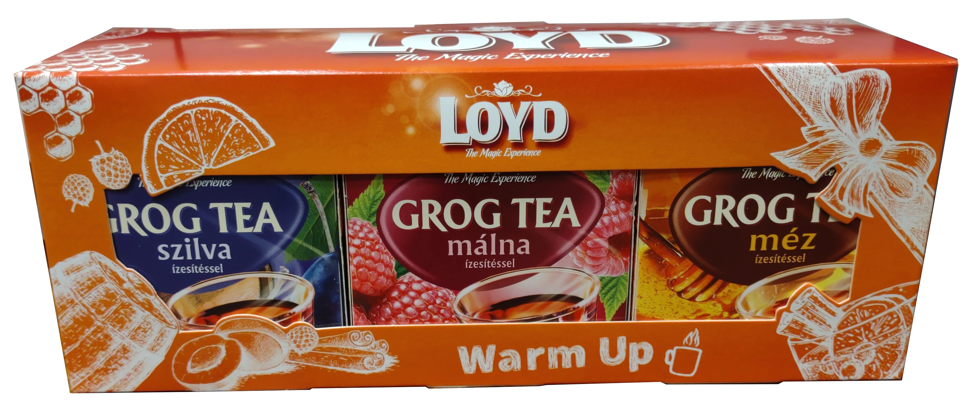 LOYD GROG Tea 90g Szilva-Málna-Méz