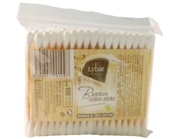 Lybar Bambusz fültisztító utántöltő 100db-os