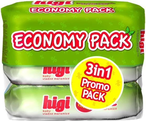 HIGI Popsitörlő 3x72db Multipack