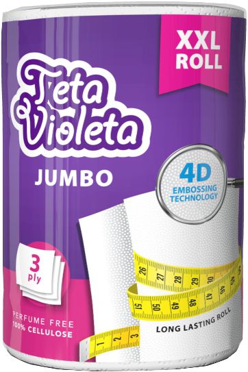 Violeta háztartási papírtörlő JUMBO XXL prémium 3rtg/1tek.