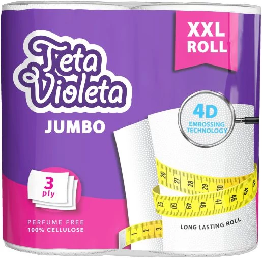 Violeta háztartási papírtörlő JUMBO XXL prémium 3rtg./2tek