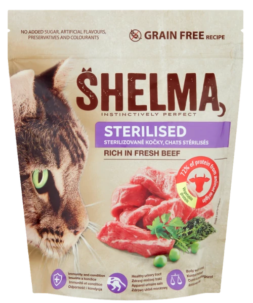 Shelma Macska 750g marha,száraz