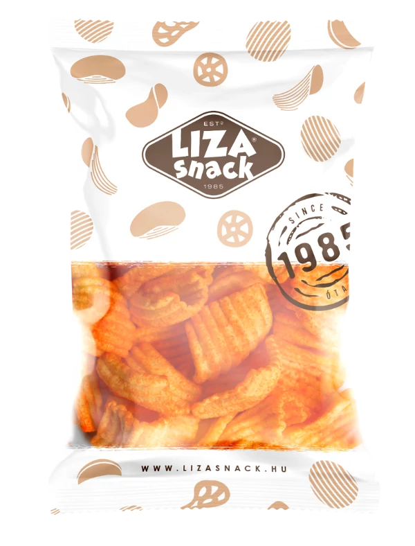 Liza Burgonya Snack hullám 30g BBQ