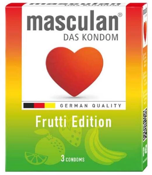 Masculan 3db-os óvszer Fruit Edition