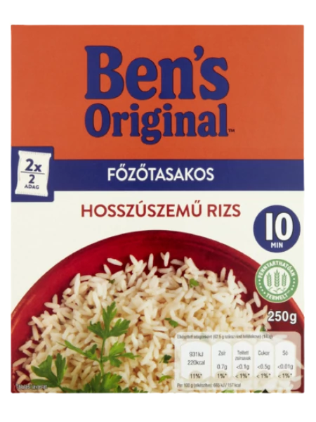 Bens Original 250g hosszúszemű rizs (2x125g)