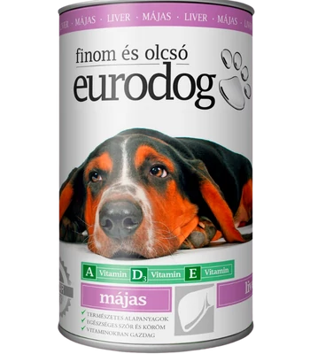 Euro Dog Kutyakonzerv 415g máj