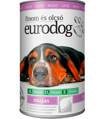 Euro Dog Kutyakonzerv 415g máj