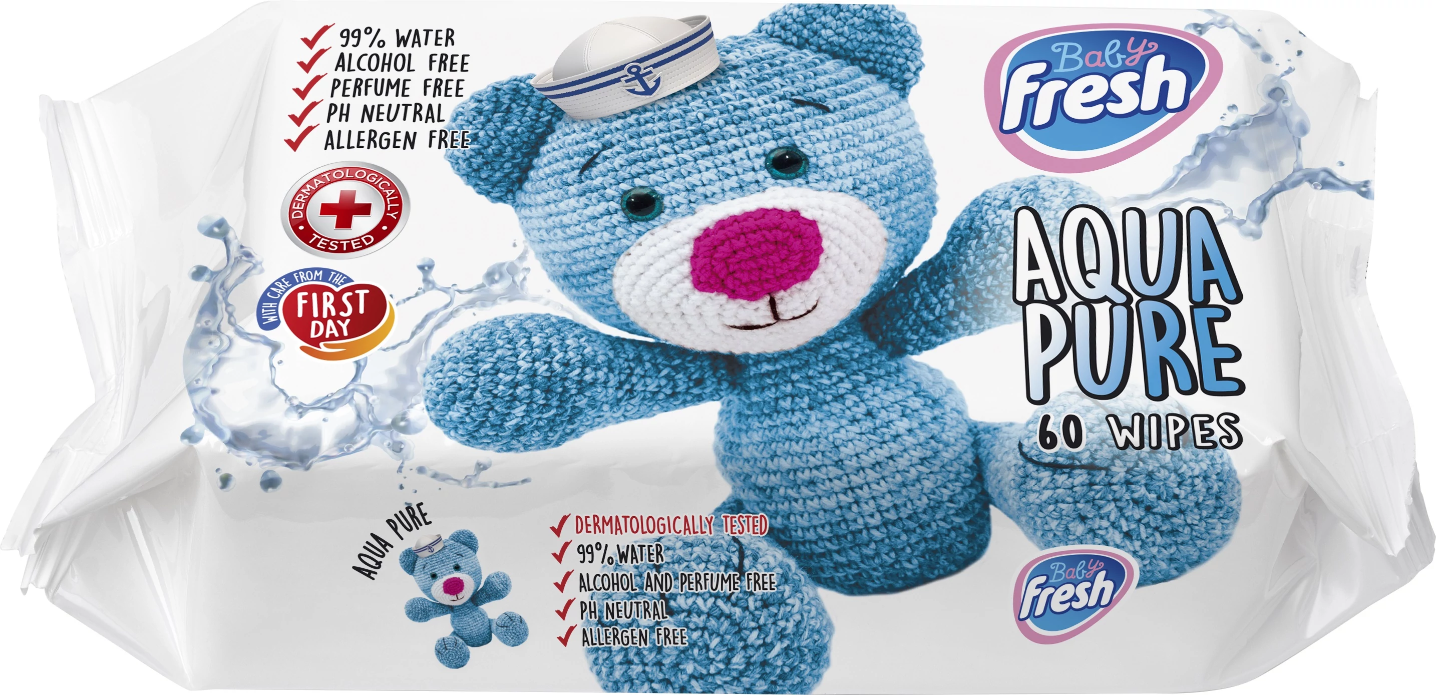 .Fresh nedv.törlők.60db BabyAquaPure