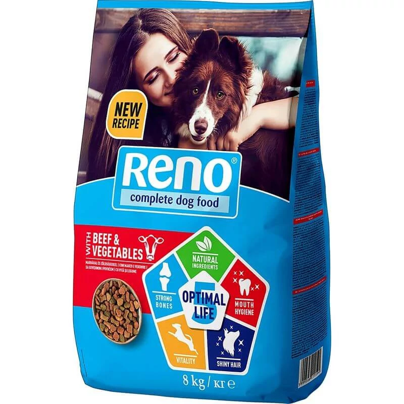 Reno Kutyaeledel 8kg marha-zöldség Opt Life