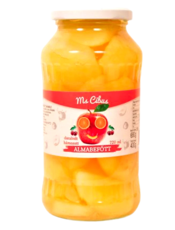 .Ms Cibus almabefőtt darabolt 720ml