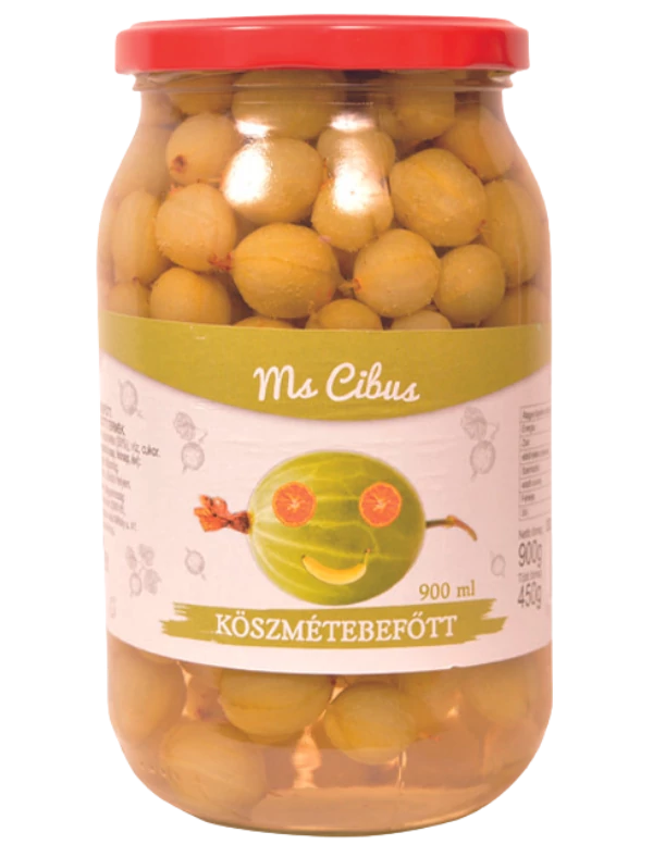 .Ms Cibus köszméte befőtt 900ml/450g