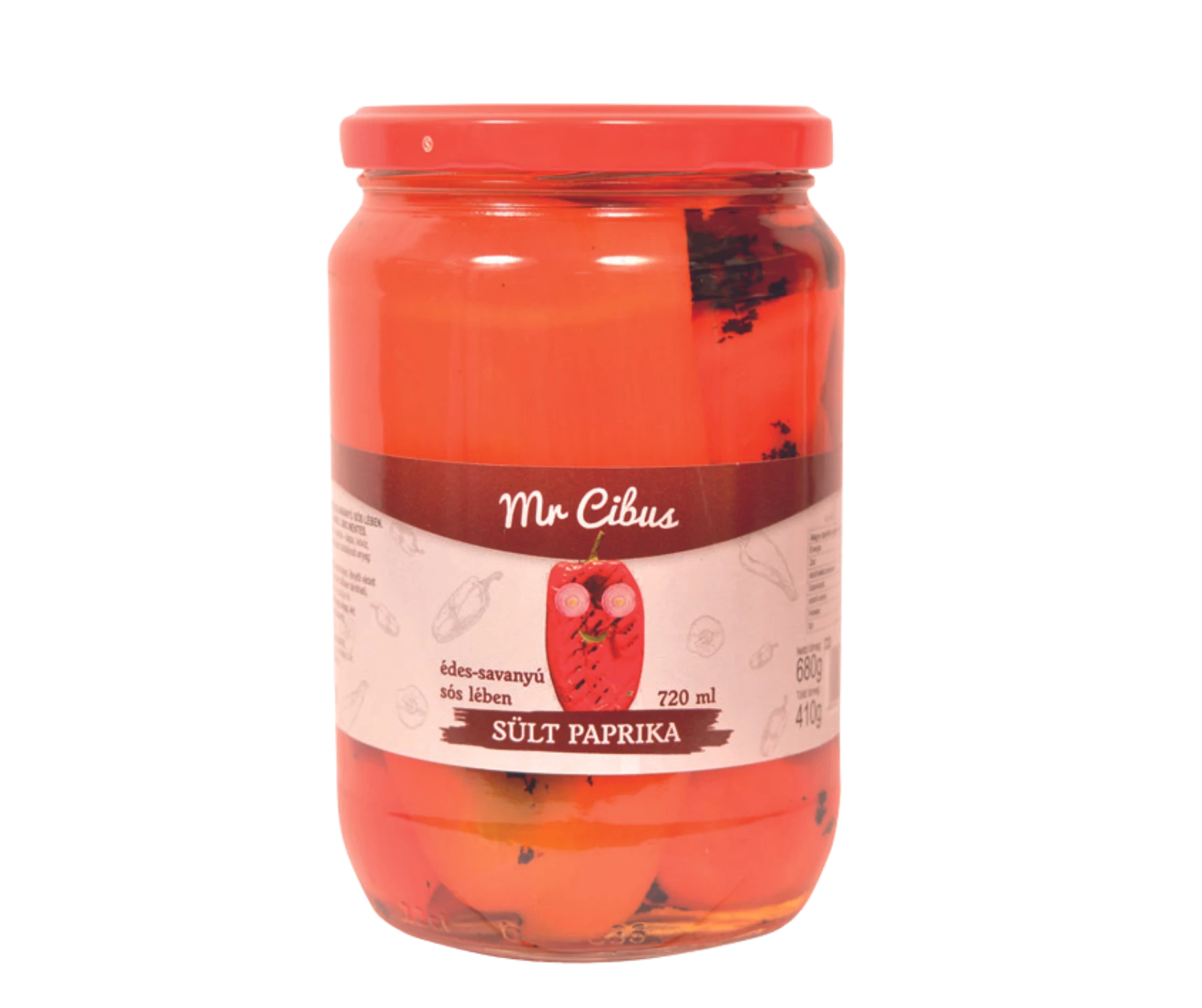 Mr Cibus sült paprika 720ml/410g