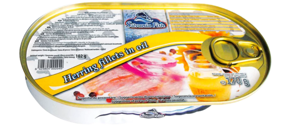 .SilvaniaFish olajos heringfilé 170g