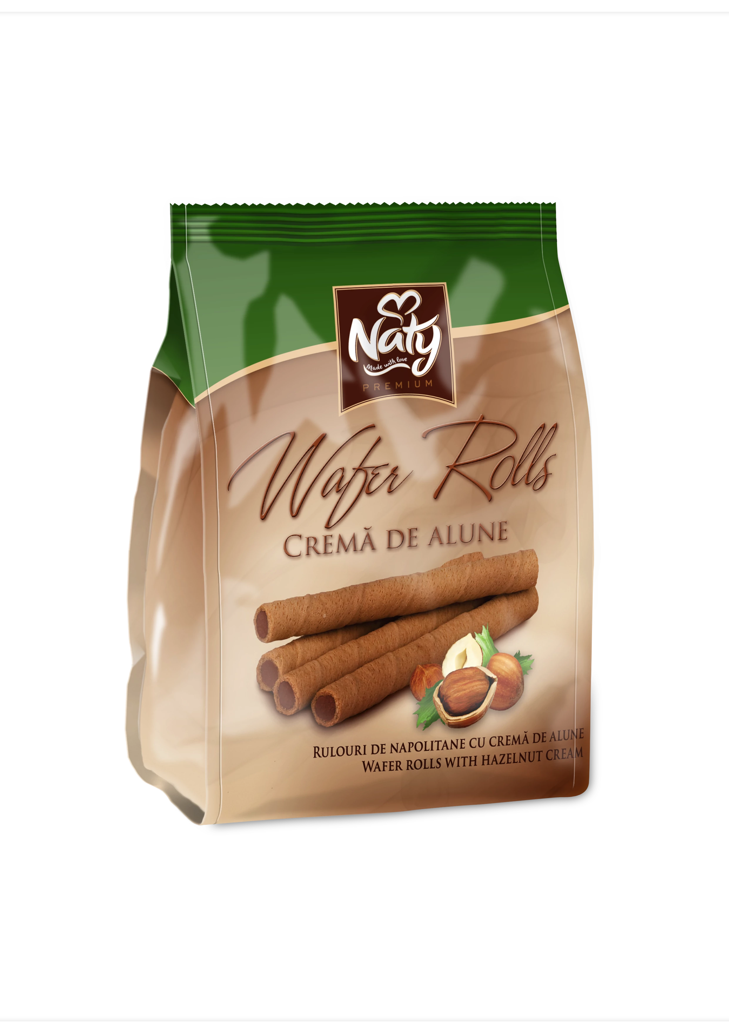 Naty rolls mogyorós ostyarúd 200g