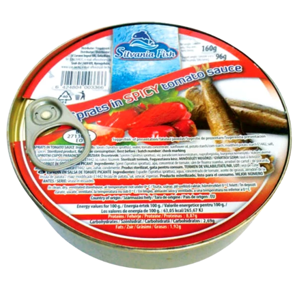 .Fish par.sprotni csípős160g