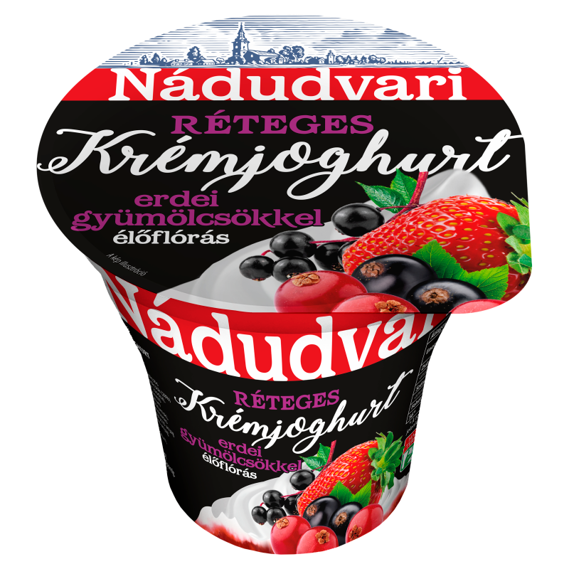Nádudvari joghurt 180g erdeigyümölcs