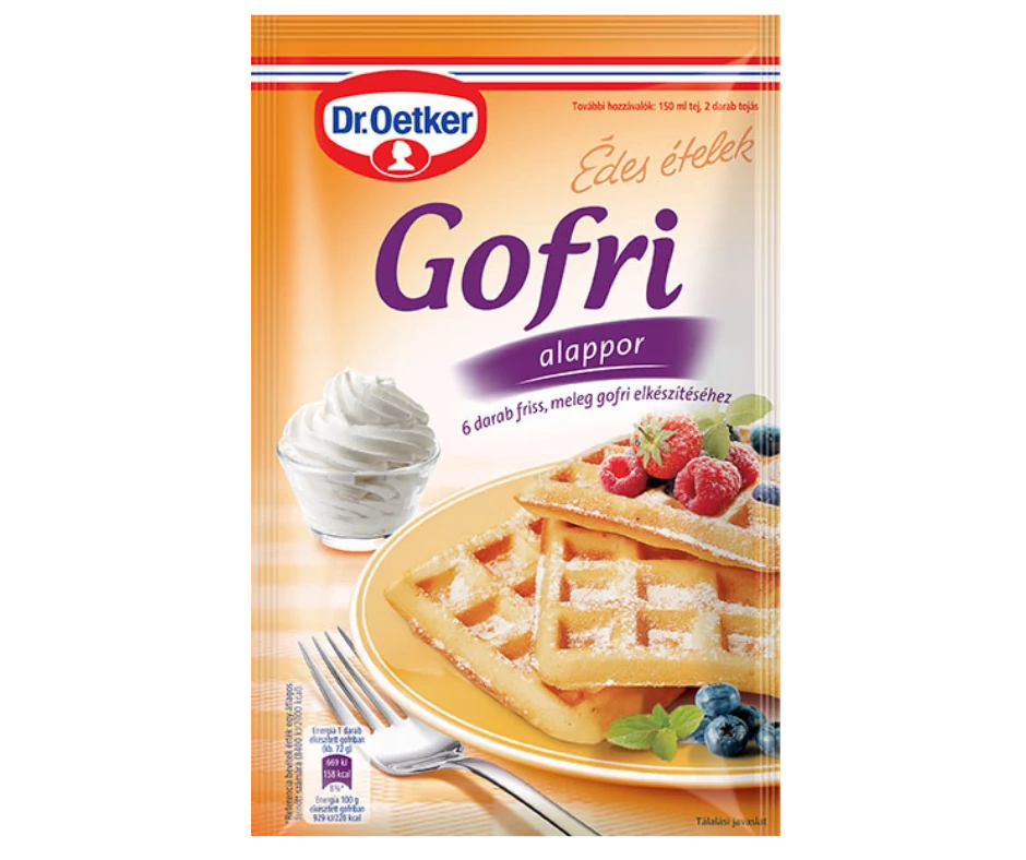 Dr.Oetker Gofri alappor 200g
