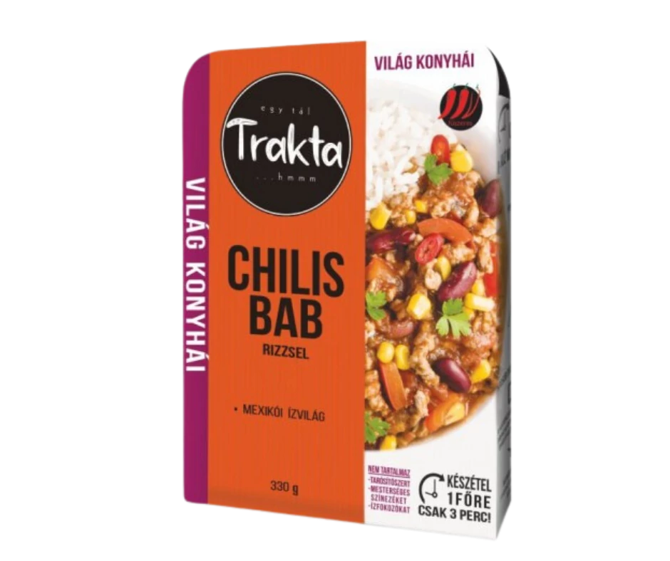 .Trakta készétel 330g Chilisbab