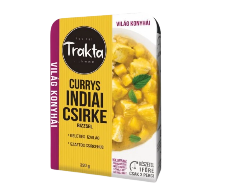 .Trakta készétel 330g Curry ind.cs.