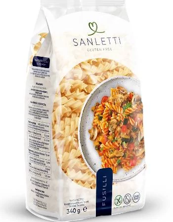 Sanletti gluténmentes tészta fusilli 340g