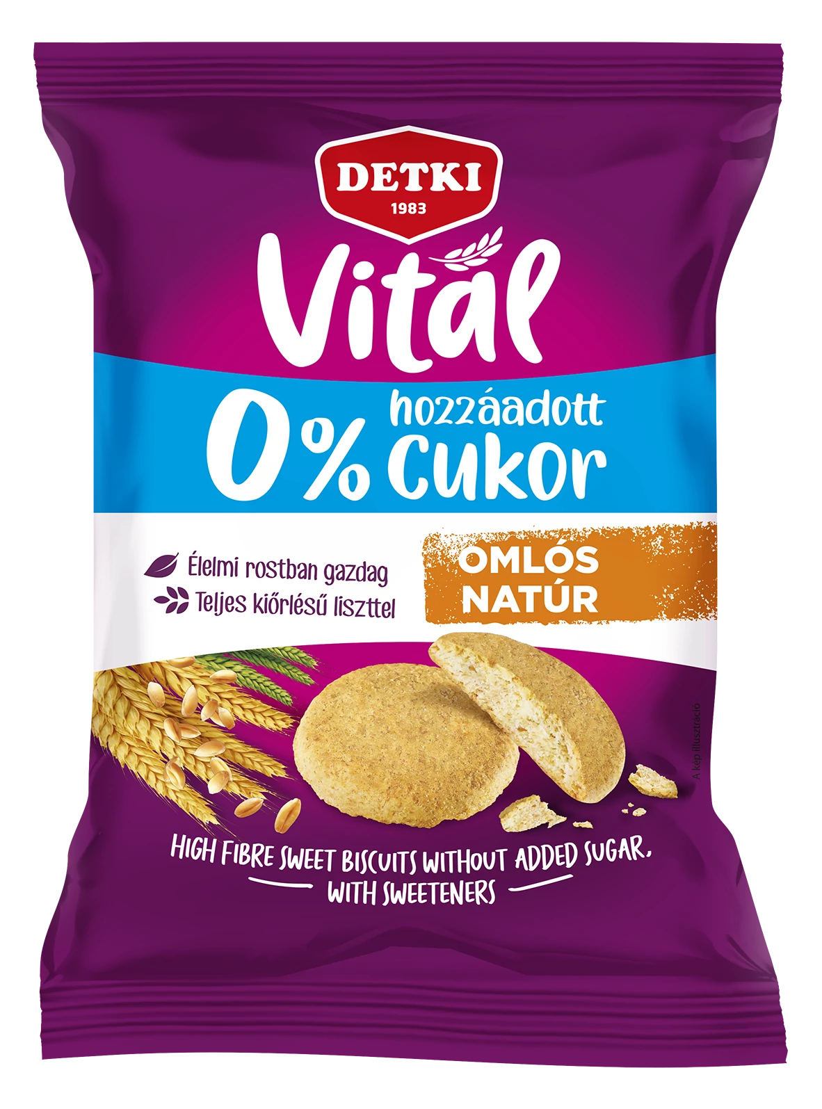 .Detki Vitál omlós keksz 180g cm.
