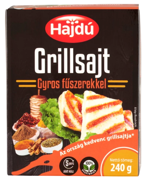 .Hajdú grillsajt 240g gyros