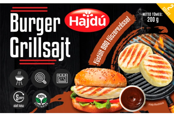 .Hajdú grillsajt 200g füstölt BBQ