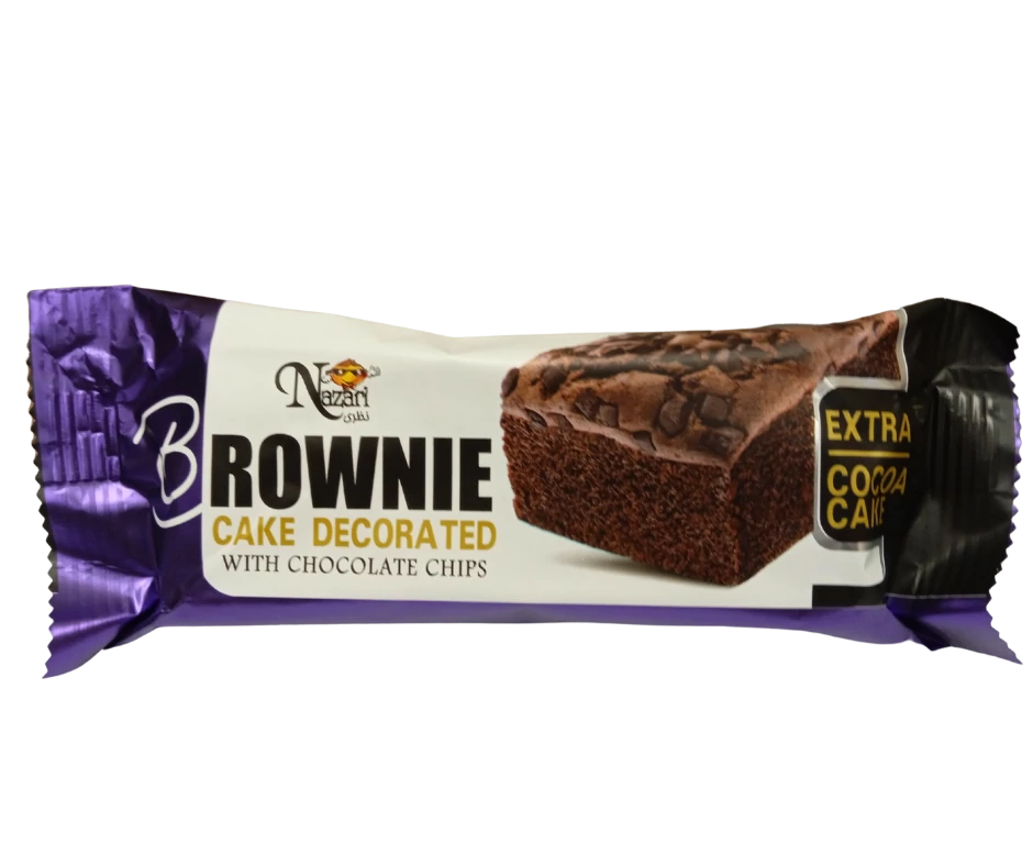 Brownie kakaós piskóta étbevonó chipssel 60g