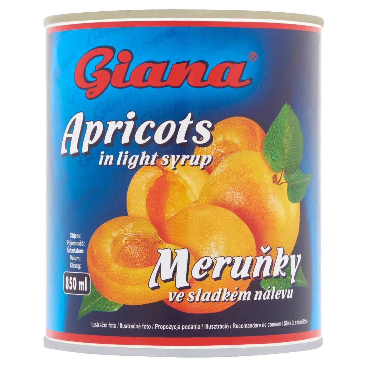 .Giana Sárgabarack befőtt 820g/470g