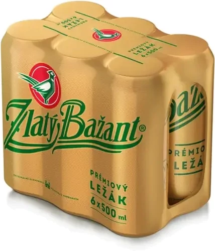 Zlaty Bazant 6x0,5l (4,6%)dobozos sör