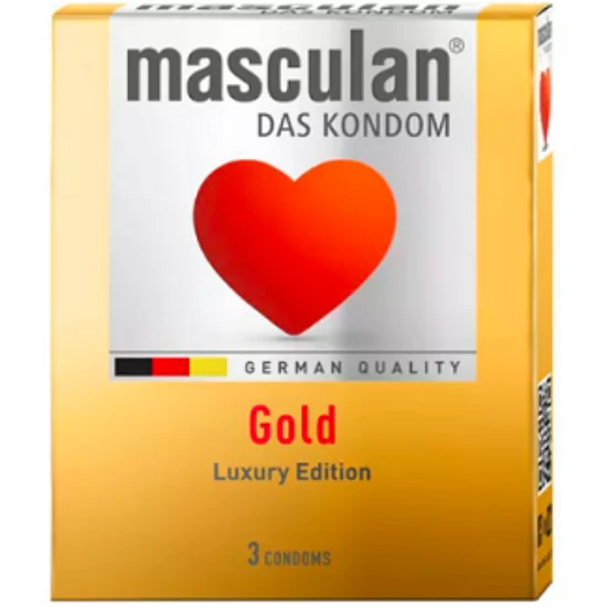 .Masculan óvszer 3db GOLD