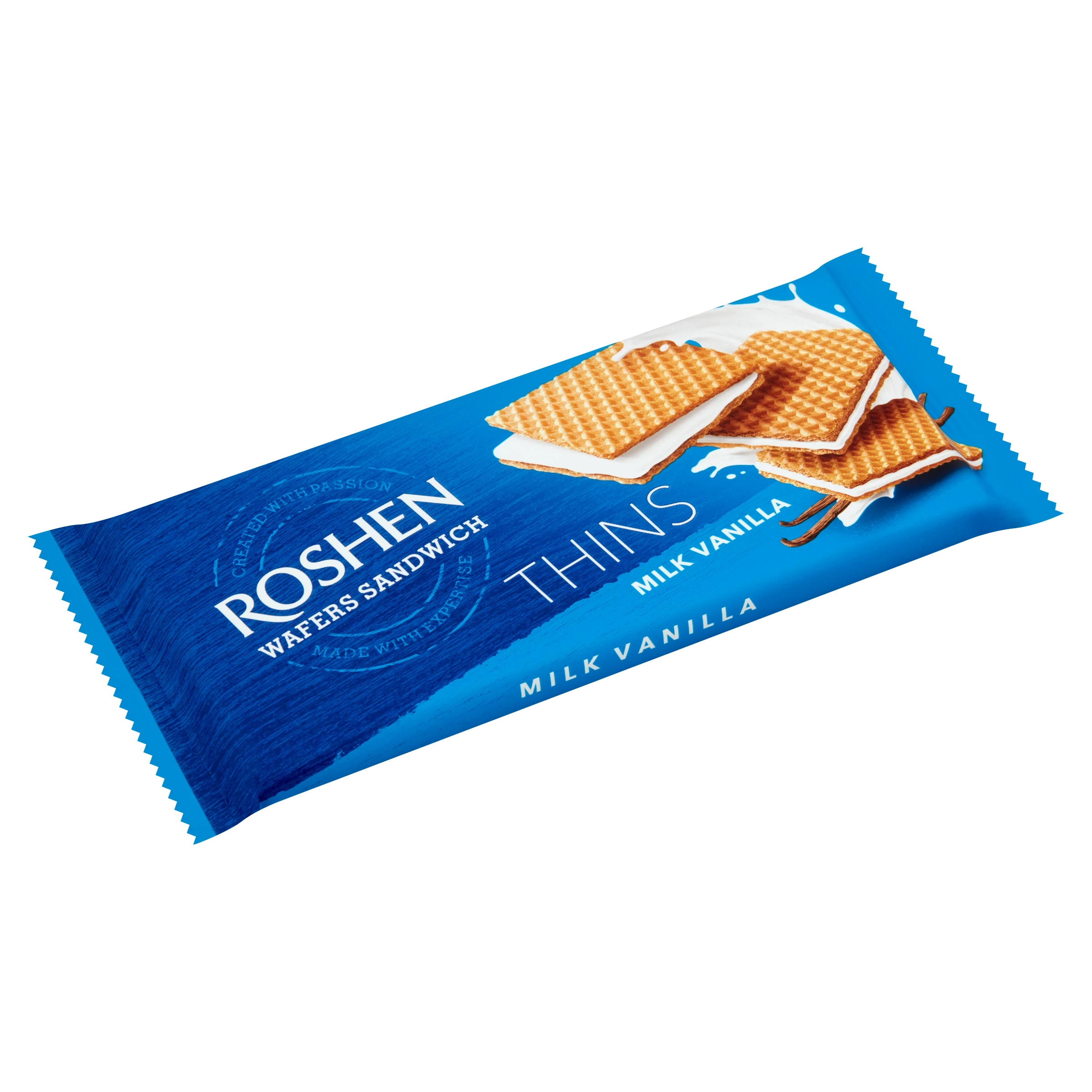 Roshen Thins vanília ízű tejkrémes ostya 55g