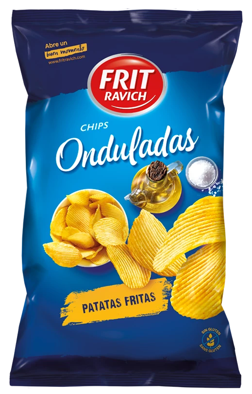 Frit chips 160g Onduladas hullámos, sós