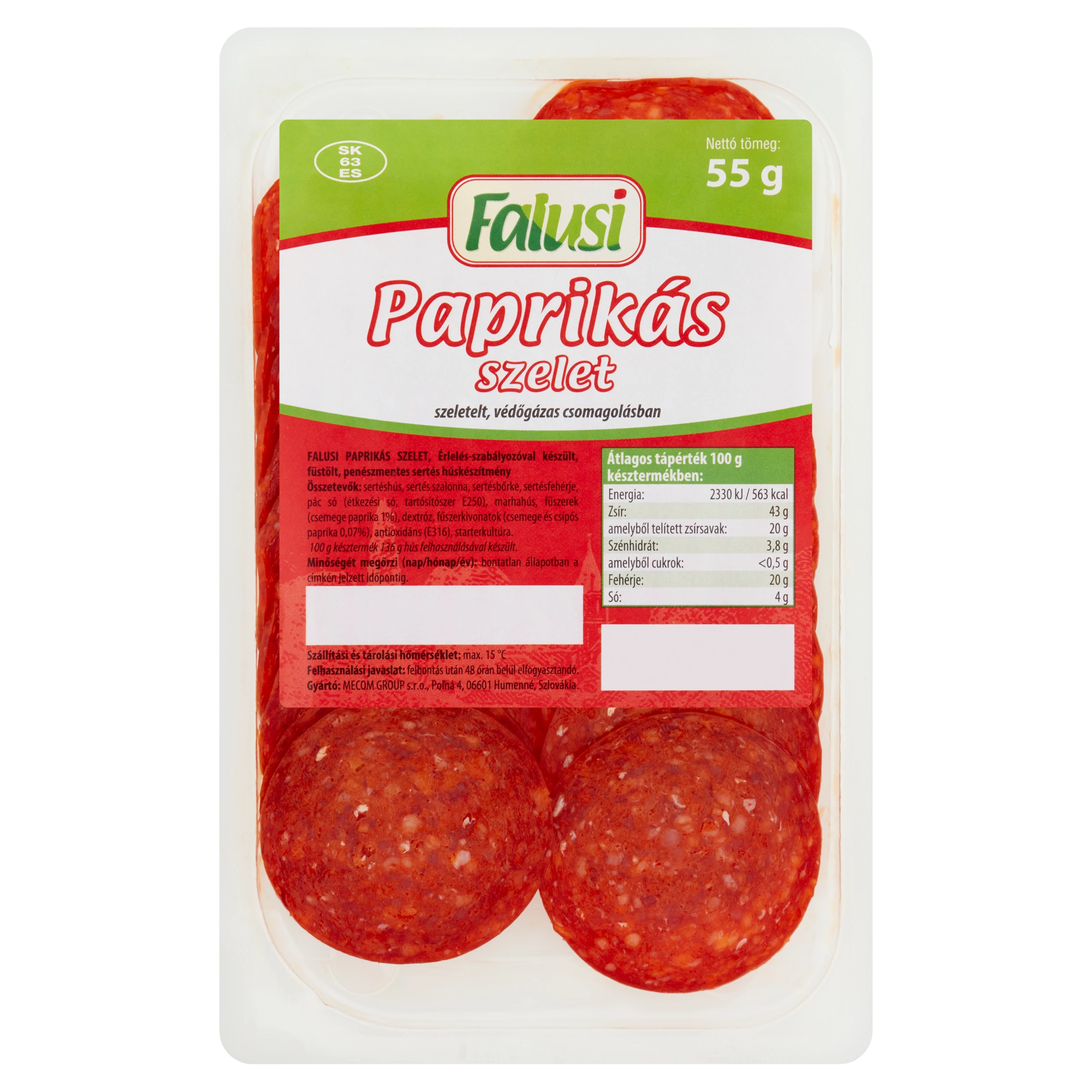 Falusi paprikás szelet 55g